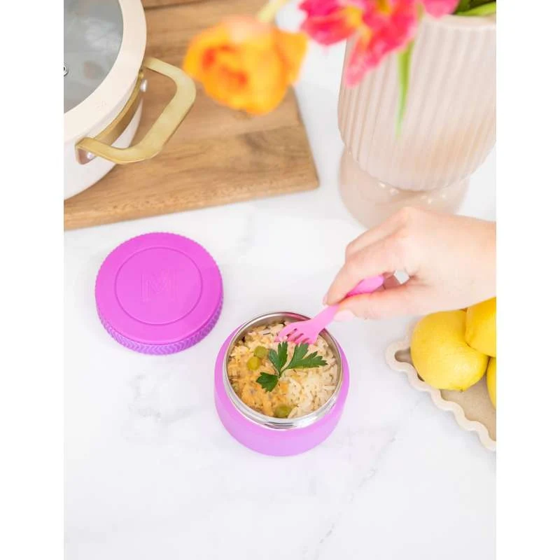 MontiiCo Food Jar - Termobeholder - Compact - 200ml - Fuchsia