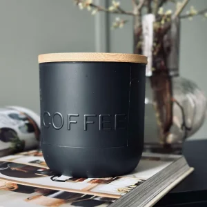 Opbevaringskrukke med låg - COFFEE