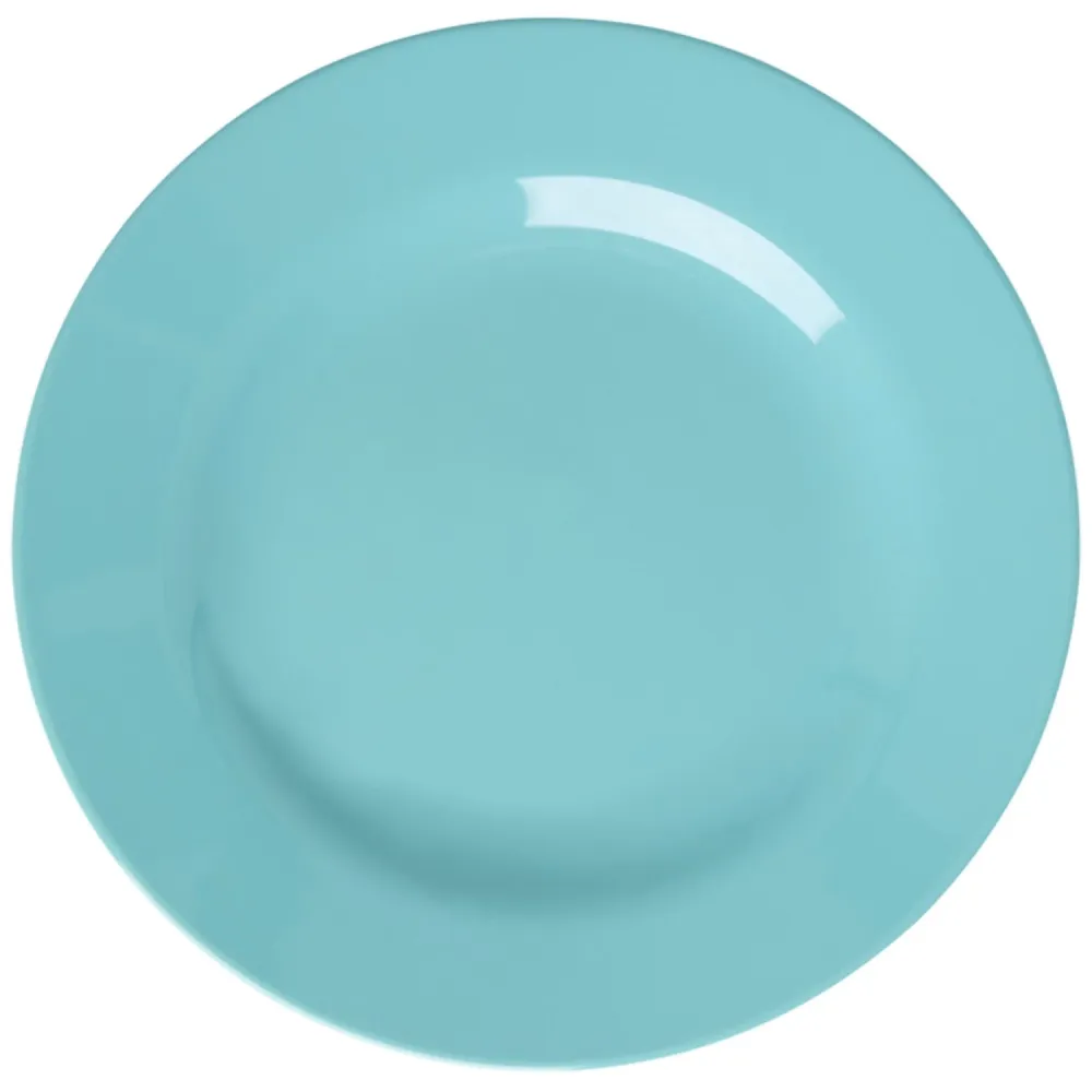 Rice Melamin Round Side Plates Asst. Glory Days Colors - 6 Pak