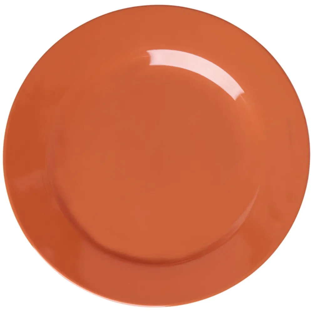 Rice Melamin Round Side Plates Asst. Glory Days Colors - 6 Pak