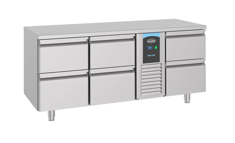 700 kølebord – 6 skuffer, monoblock energy line