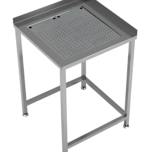 Arbejdsbord hjørne med integreret drypbakke 650x650