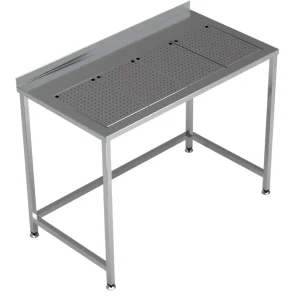Arbejdsbord med integreret drypbakke 1200x650