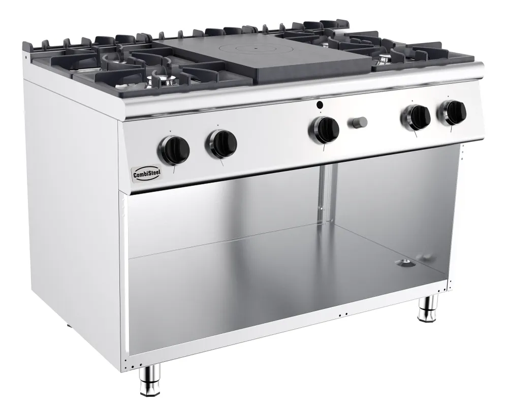 Base 700 solid top komfur gas – 4 brændere
