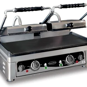 Contact grill double smooth/ruglet