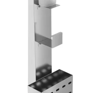 Ss disinfection dispenser post incl. dispenser