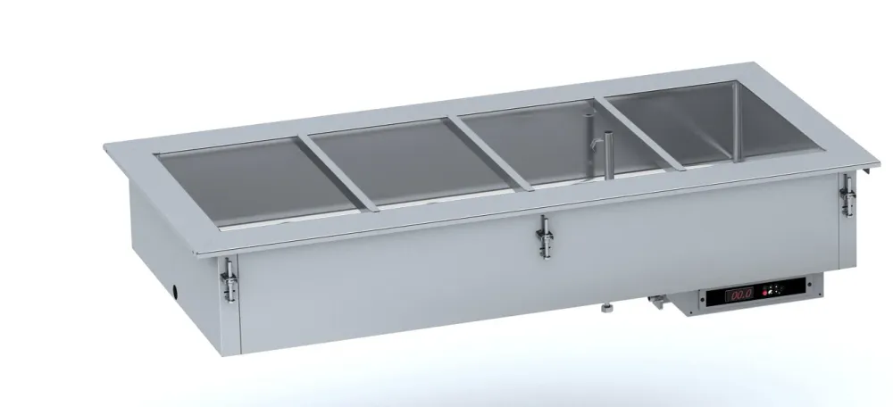 Drop- bain-marie enhed 4/1 – automatisk vandpåfyldning