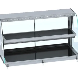 Drop- buet opvarmet keramisk display – sort 4/1