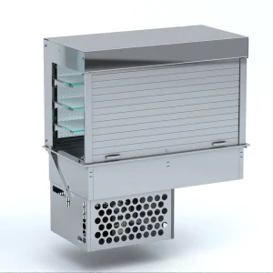 Drop- cubic refrigerated display - blinds 4/1