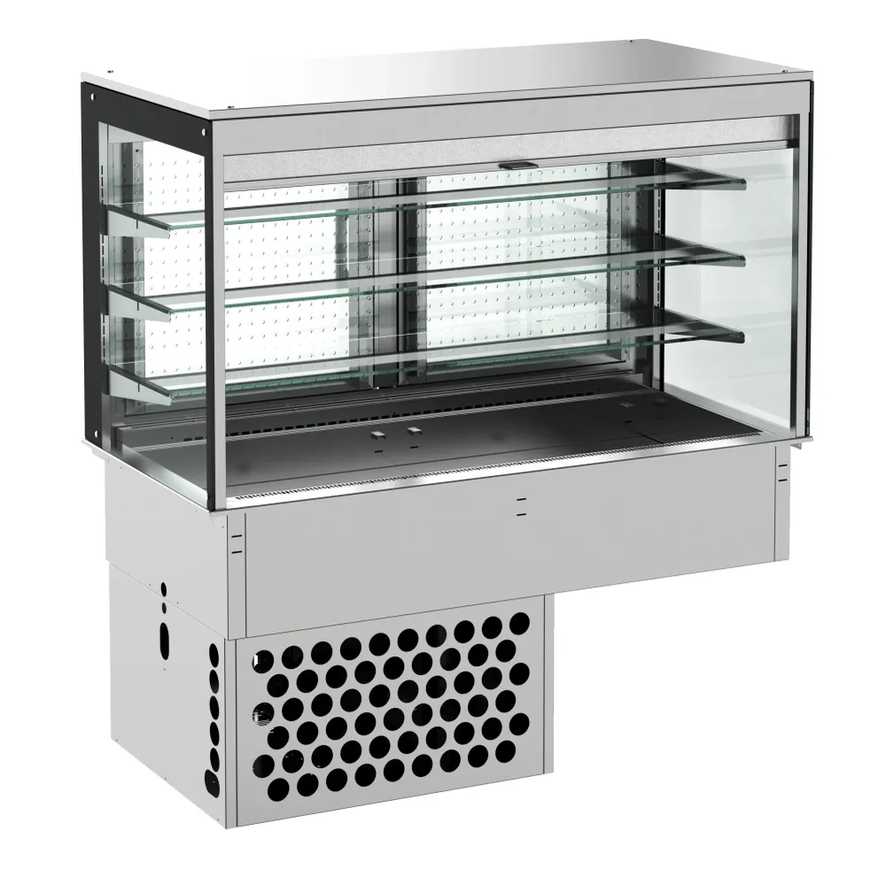 Drop- cubic refrigerated display - roll-up 3/1