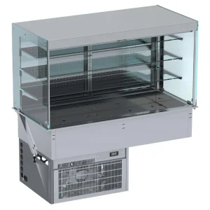 Drop- cubic refrigerated display wall model - roll-up 4/1