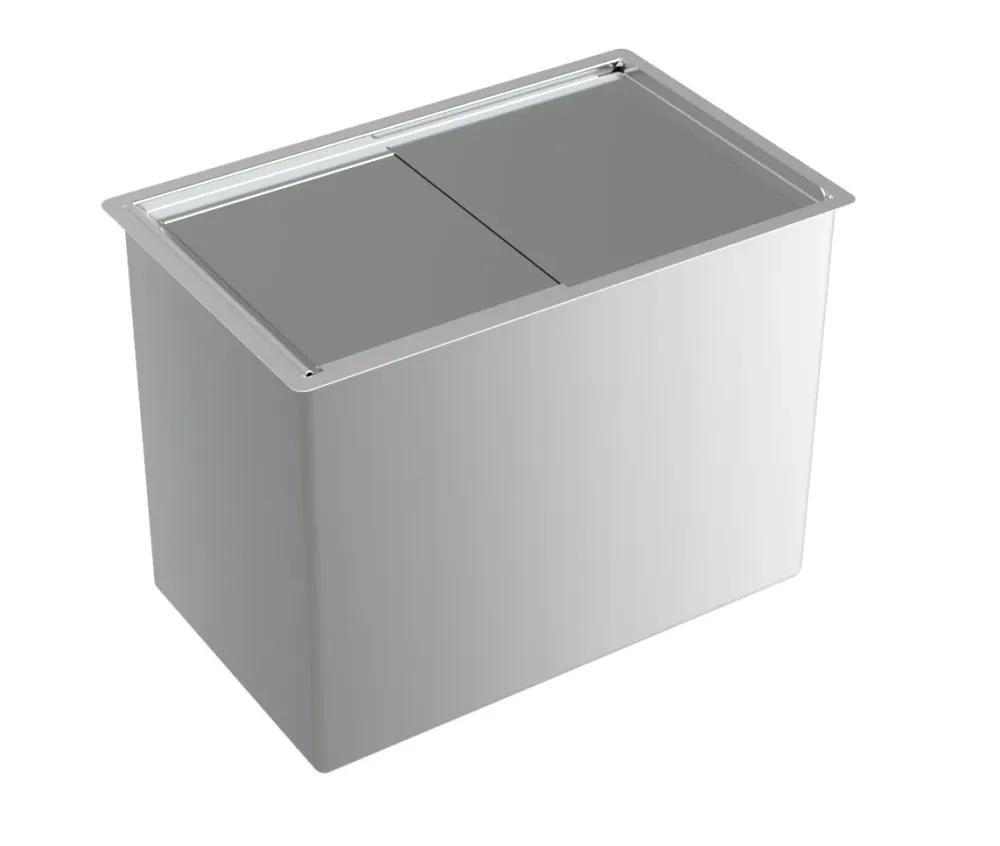 Ss drop- ice bin