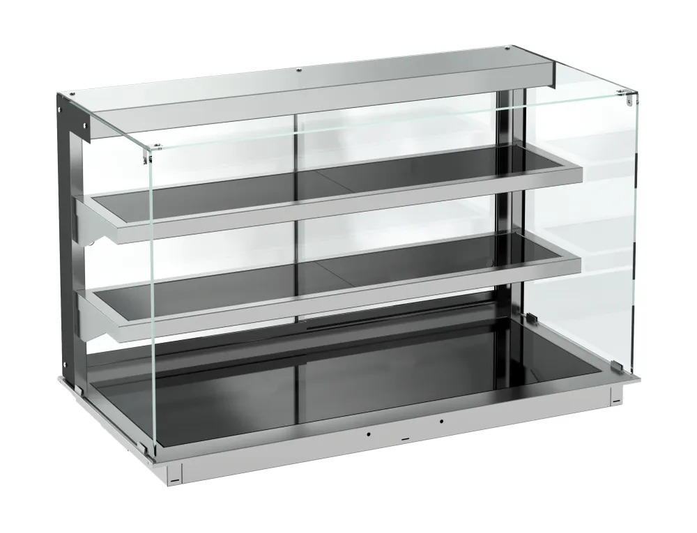 Drop- kubisk opvarmet keramisk display – sort 3/1