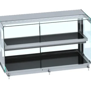 Drop- kubisk opvarmet keramisk display – sort 4/1
