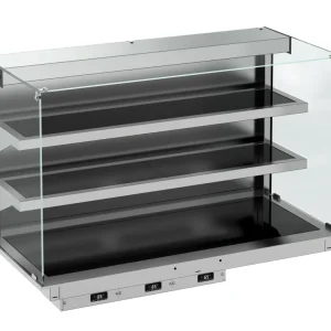 Drop- kubisk opvarmet keramisk display vægmodel – sort 3/1