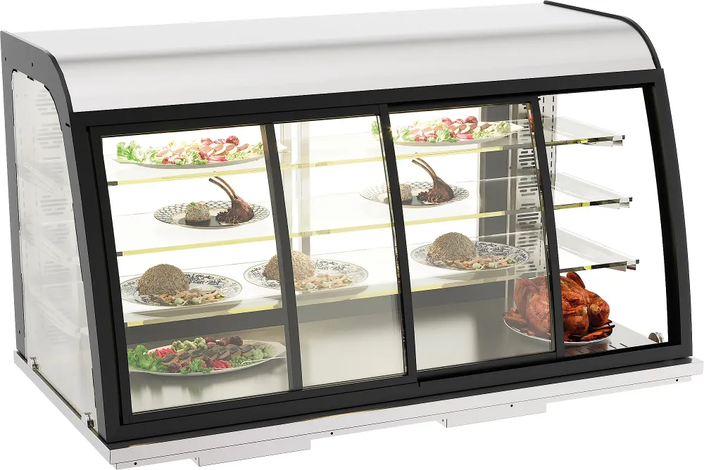 Drop- varmedisk 155l med skydedøre
