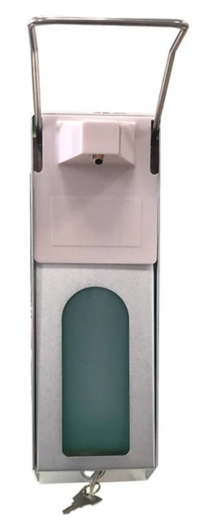 Elbow-operated disinfection dispenser