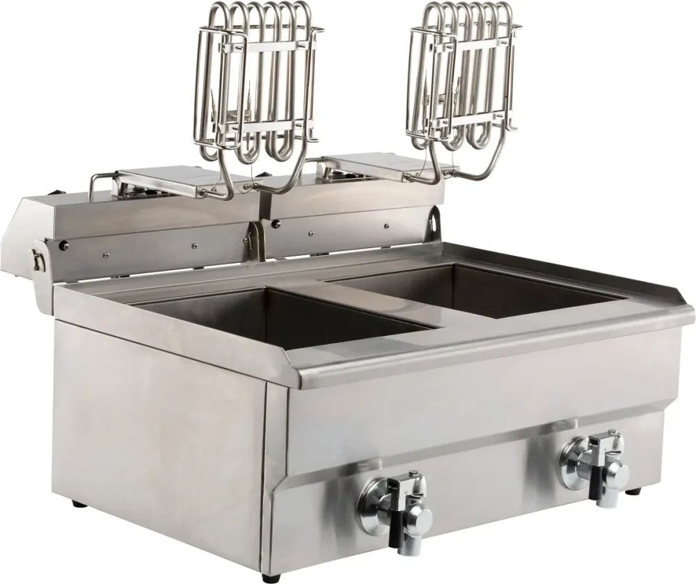 Electric counter fryer 2x10 l