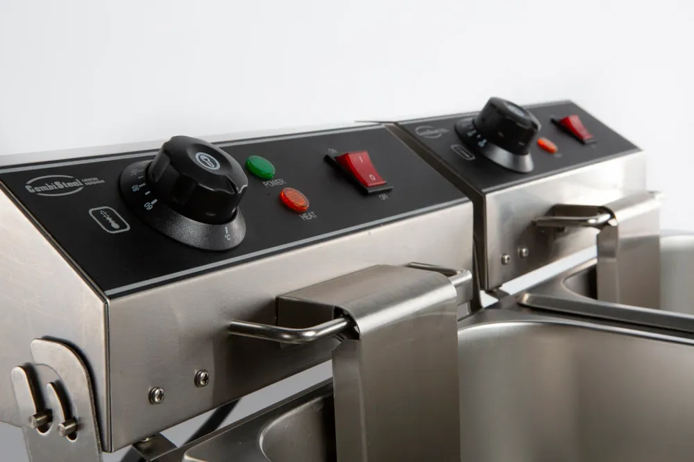 Electric counter fryer 2x6 l