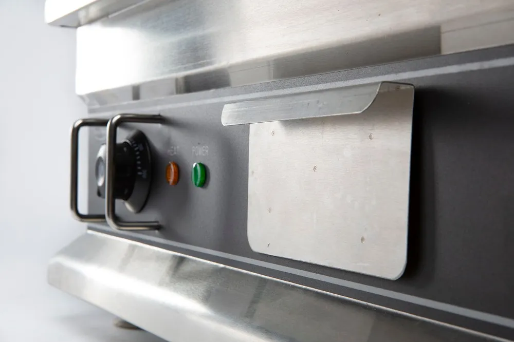 Electric fry top krom