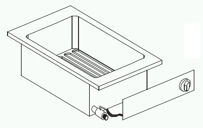 Elektrisk. fryer 1x10 l
