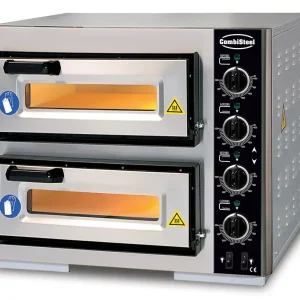 Elektrisk pizzaovn dobbelt 2 x 1