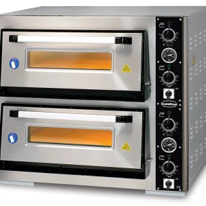 Elektrisk pizzaovn dobbelt 2 x 6