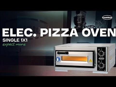Elektrisk pizzaovn enkelt 1 x 1