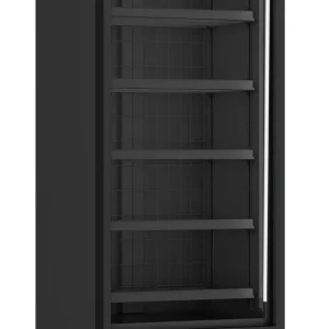 Fryser med 1 glasdør, sort JDE-600F BL