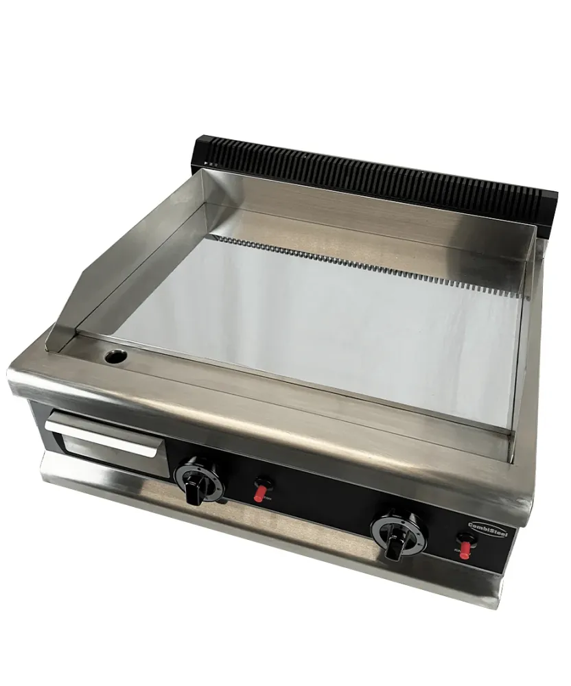 Gas stegeplade krom 800