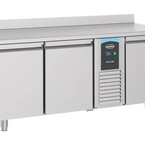 Kølebord 700 med bagkant – 3 døre, monoblock