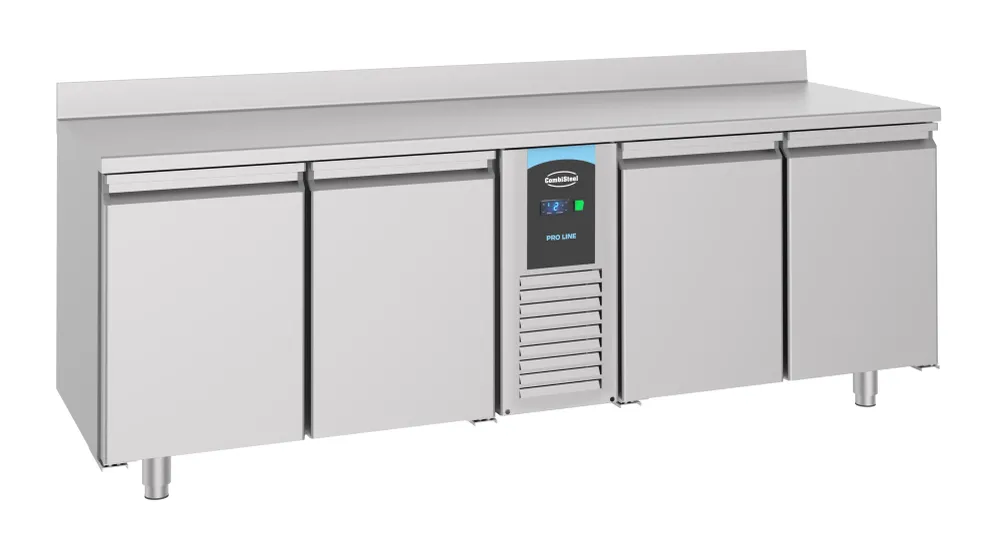 Kølebord 700 med bagkant – 4 døre, monoblock, Energy Line