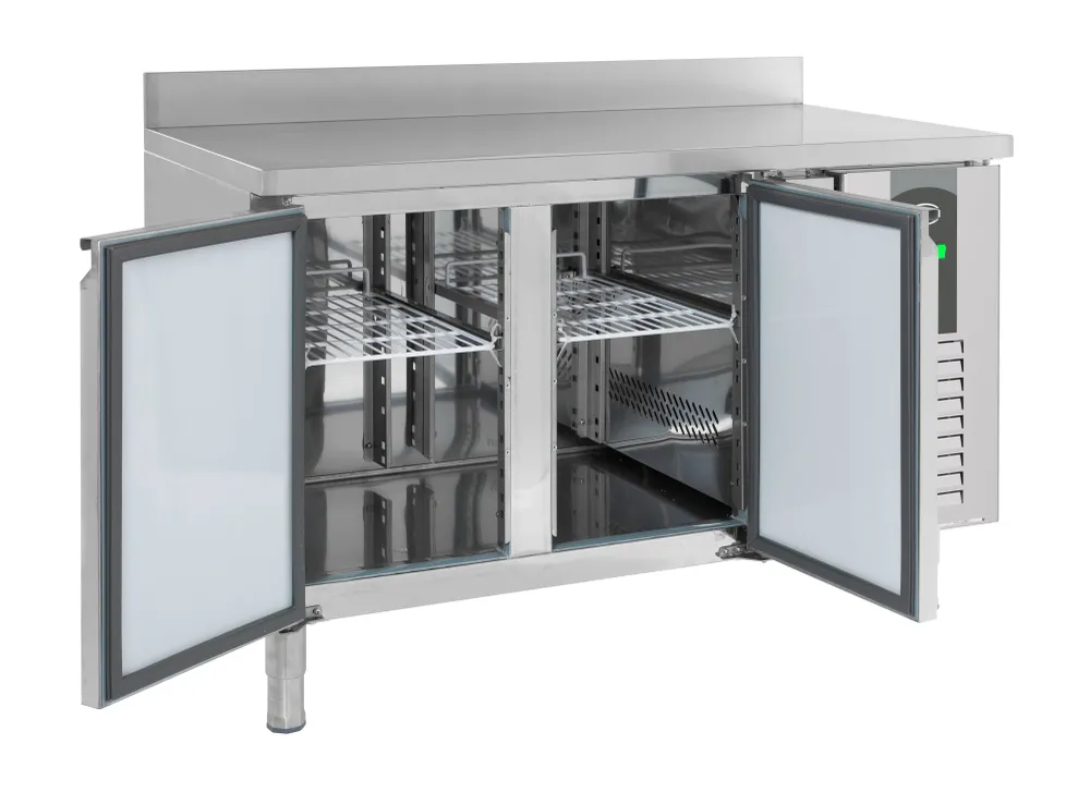 Kølebord med bagkant – 3 døre