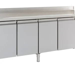 Kølebord med bagkant – 4 døre