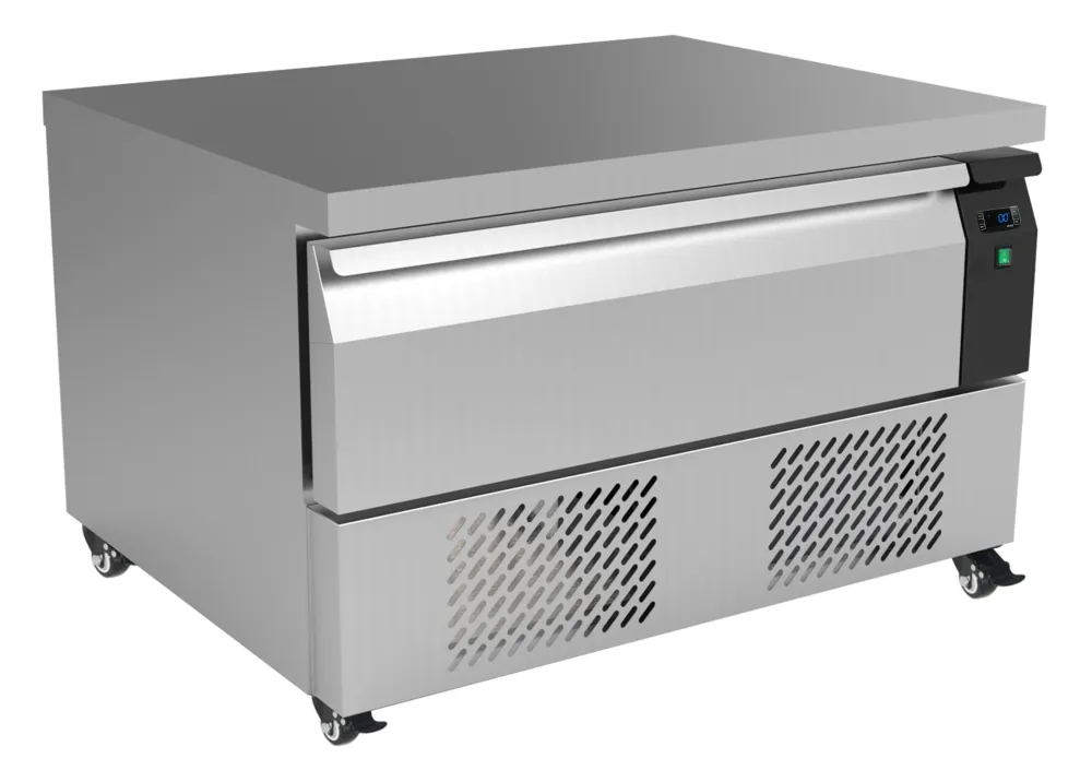 Køle-/frysebord skiftbar 1 skuffe 2x 1/1 GN