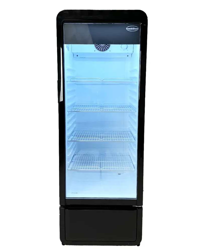 Køleskab med 1 glasdør PIB-240R