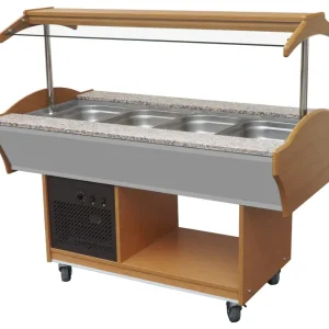 Kølet buffet GN 4/1 – brun