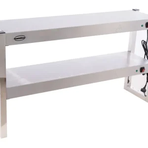 Overhylde halogenopvarmet 2 niveauer 1200