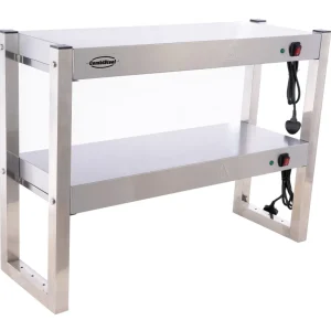 Overshelf halogenopvarmet 2 niveauer 900 flat packed
