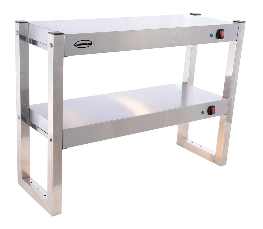 Overshelf halogenopvarmet 2 niveauer 900 flat packed