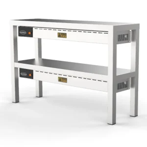Overshelf keramisk opvarmet 2 niveauer 1400 – 8 varmelegemer á 250W