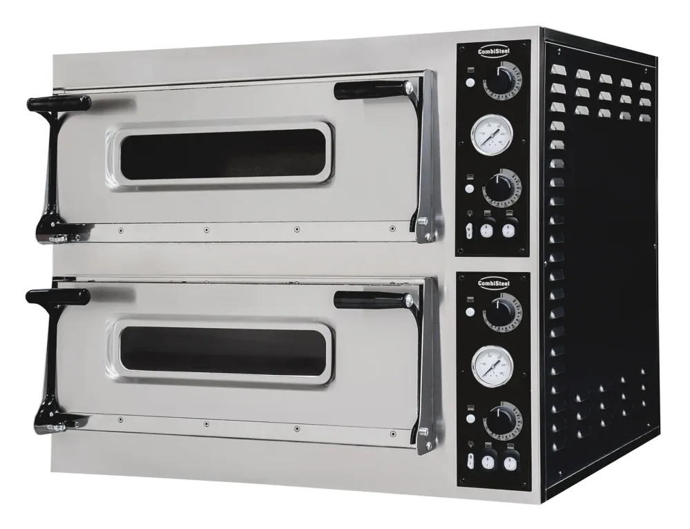 Pizzaovn – dobbelt bakkeovn, 2 x 6