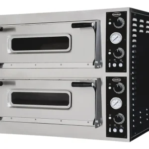 Pizzaovn – dobbelt bakkeovn, 2 x 4