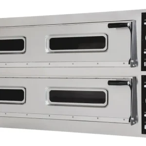 Pizzaovn – dobbelt bakkeovn, 2 x 6 large