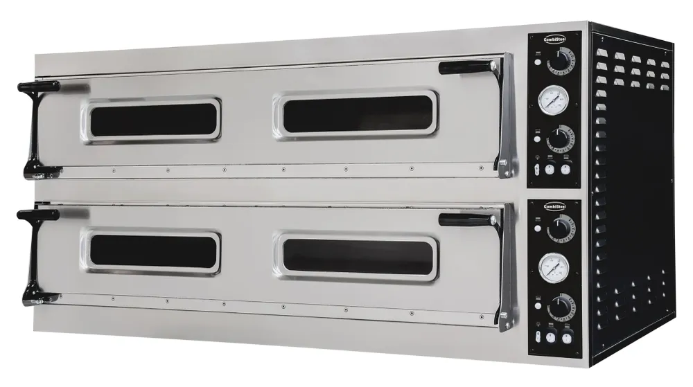 Pizzaovn – dobbelt bakkeovn, 2 x 6 large