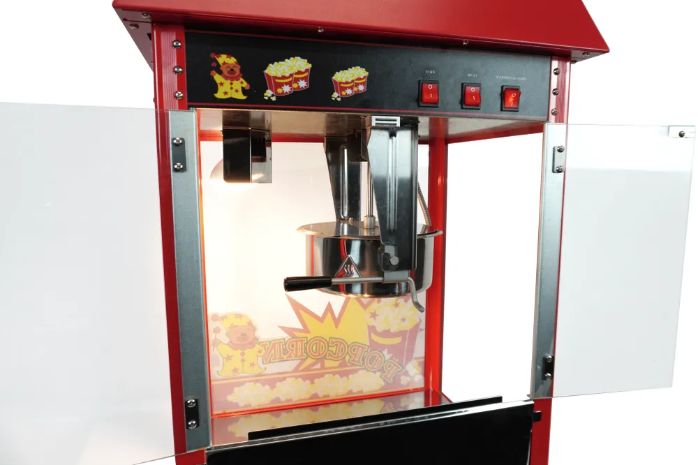 Popcorn machine incl. wheels