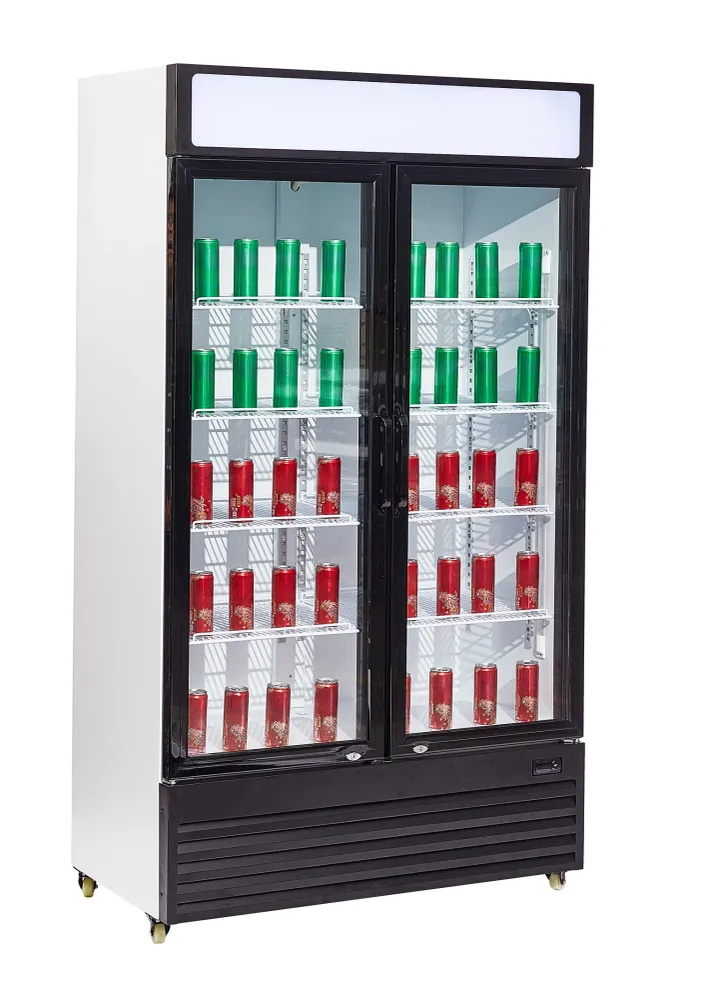 Refrigerator 2 glass doors bez-750 gd