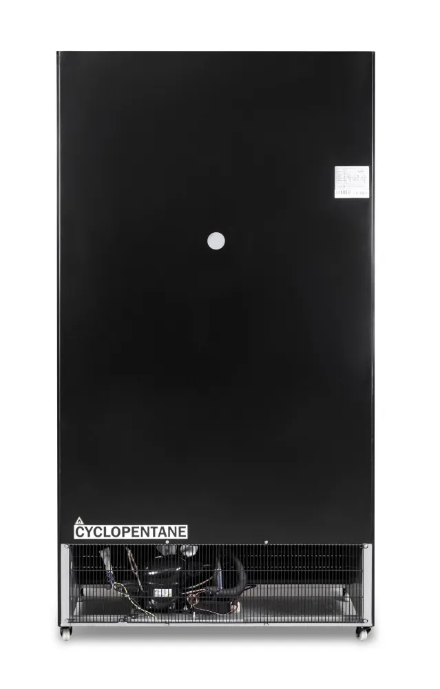 Refrigerator sliding glass doors bez-780 sl black