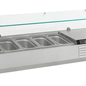 Refrigereret countertop – 5 x 1/4 GN