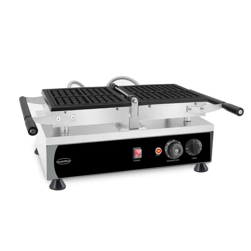 Rotating waffle iron 4pcs brussels waffle